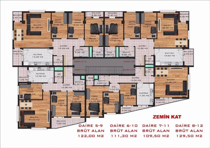 Zemin Kat Planı